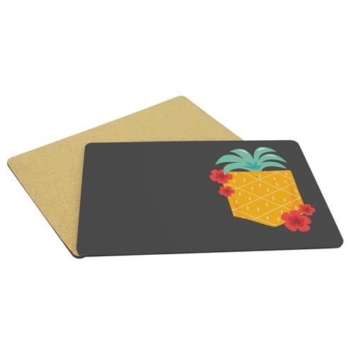 Sets de table souples en liège faciles à nettoyer pour repas de vacances - 5