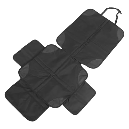 Keenso Protecteur de Siège de Voiture, Rembourrage épais en Tissu Oxford 600D avec Grande Poche en Filet et Texture Antidérapante, pour Siège de sécurité pour Enfants et Tapis pour