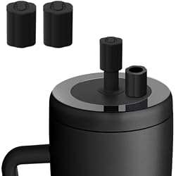 Rolitwils 2 Pack Magnetic Straw Cover, Silicone Leakproof Straw Protector for Tumbler, Compatible with Era/Resa, Drinkware Accessory