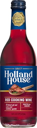 Image of Holland House Red Cooking Wine, Ideal for Cooking, Roasting and Marinating, 16 FL OZ