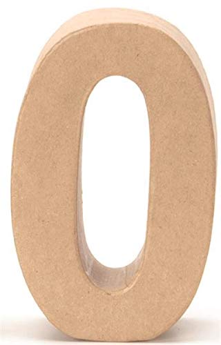 Papp Zahl braun 0