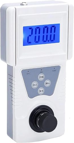 YXYLJOZ Medidor Digital de turbidez 0-400 NTU, precisión de 0,01, tecnología de luz dispersa de 90° para Pruebas ambientales y de Laboratorio, analizador portátil de Calidad del Agua.