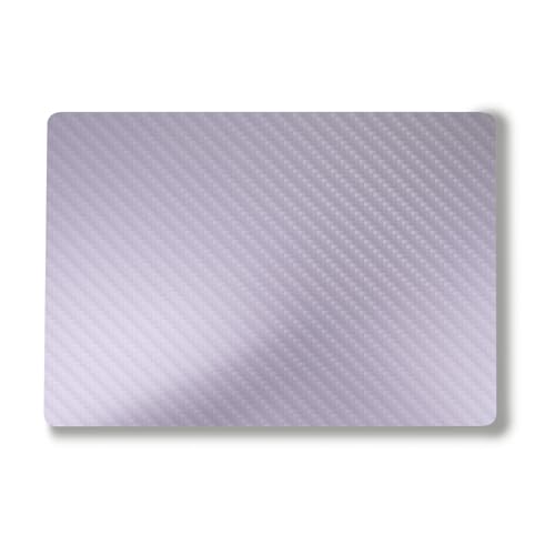 Carbon Fiber Laptop Skin Compatible with Surface Laptop 7 15" (2024) - Solid Lilac - Premium 3M Vinyl Protective Wrap Decal Cover - Easy to Apply | Crafted in The USA by MightySkins