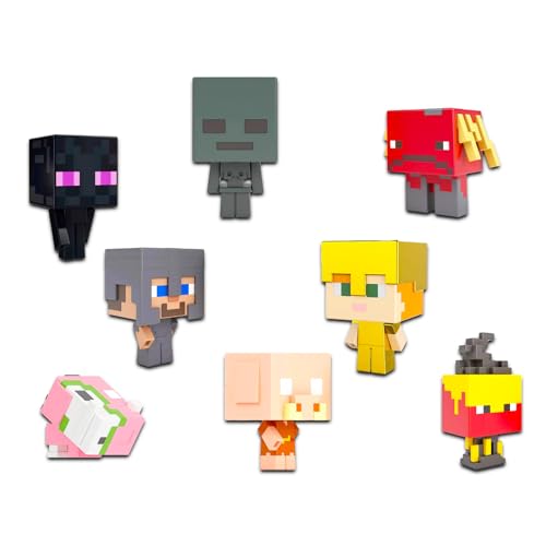 6 Minecraft Mini Figures