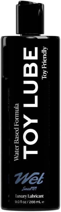 Wet Water-Based Toy Lube | Clean, Gentle & Non-Sticky Formula, Glycerin-Free, Safe for All Toys, 9 fl oz product image