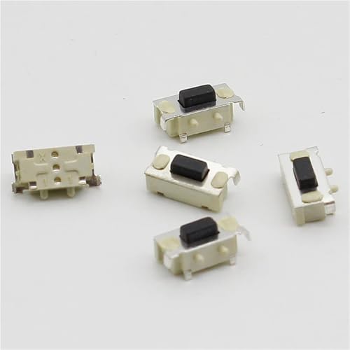 Interrupteur à bouton-poussoir tactile momentané SMT 3x6x3,5 mm en lot de 50 pièces