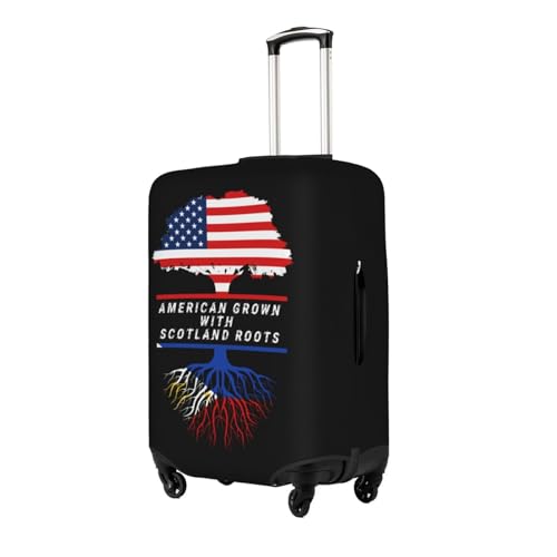 Travel Luggage Cover America Grown With Philippines Roots Fashion Washable Baggage Suitcase Protector Fit For Luggage Medium2