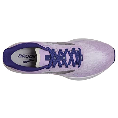 Brooks Brooks Women’s Launch 9 Neutral Running Shoe - Lilac/Cobalt/Silver - 8.5