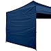 ABCCANOPY 15+Colors 10' Sun Wall for 10'x 10' Straight Leg pop up Canopy, 10' Sidewall kit (1 Panel) with Truss Straps (Navy Blue)