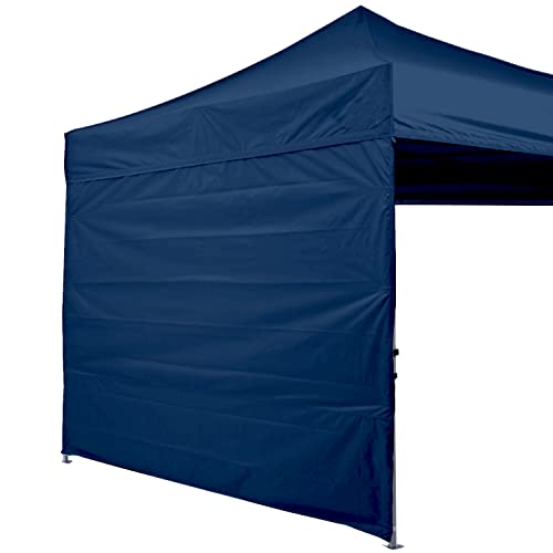 Image of ABCCANOPY Instant Canopy SunWall 10x10 FT No Frame or Top, Navy Blue
