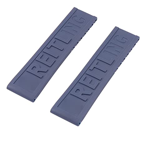 Bracelet silicone Brock 24mm anti-perte avec boucle de pliage robuste hommes femmes