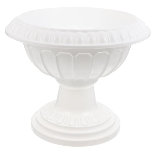 Mipcase Elegante Vaso Da Fiori A Forma Di Colonna Romana Realizzato in Plastica Di Alta Qualità Perfetto Per Piantare
