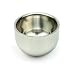 Outop Men's Durable Shave Soap Cup Shinning Stainless Steel Shaving Mug Bowl