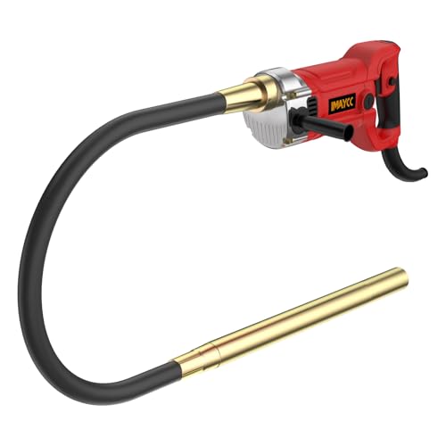 IMAYCC 2000W Vibrateur en Béton,Vibrateur de Construction Electrique 4300 tr/min,Longueur de Cuivre...