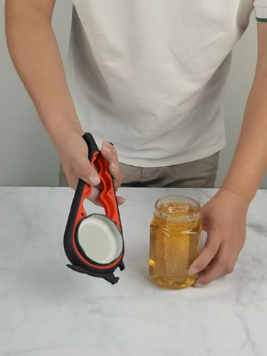 Image of Jar Opener for Weak Hands, 5 in 1 Bottle Opener for Seniors with arthritis