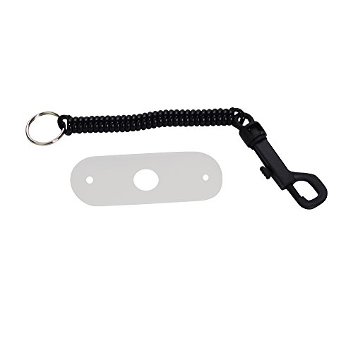 chubuddy Springz Chew Holder Black with Natural Strap