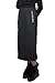 Produktbild Lässiger Warme Winter Wolle Wool Rock Bleistift Waden Länge Schwarz Melange Größe EU 36 38 40 42 44 46 48 50 (44)