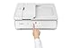 Canon PIXMA TS9551Ca Drucker Farbtintenstrahl Multifunktionsgerät DIN A4 A3 (Drucker A3, Scanner, Kopierer, 5 Separate Tinten, WLAN, LAN, Print App, 2 Papierzuführungen, Duplexdruck) weiß