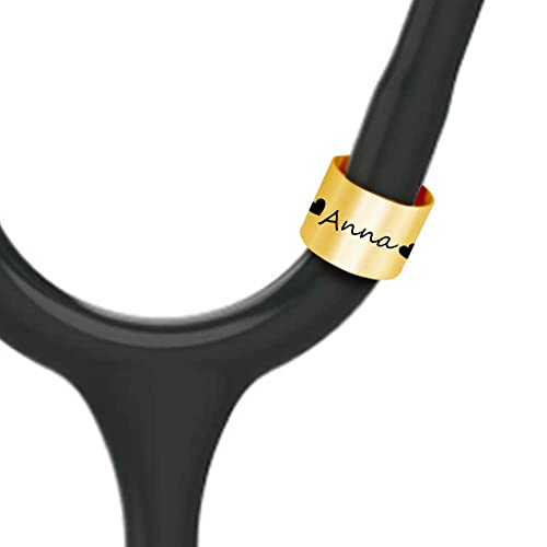 MeMoShe Stethoskop ID Tag für Krankenschwestern Zubehör Namensschilder Personalisiertes Stethoskop Classic 9 ID Charm für Arzt Personalisierte Geschenke Geburtstags Graduation Cover