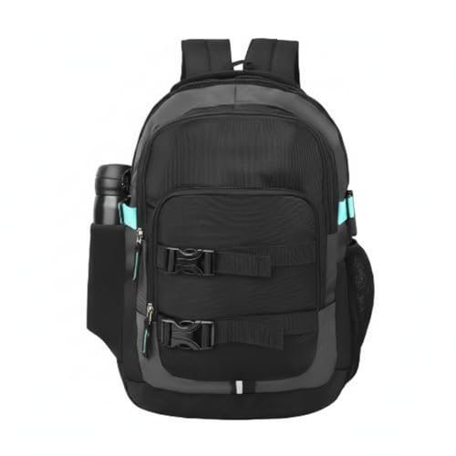 MUCHOVA Latest Backpack For College Girl Fashionable Lightweigtht Casual Backpack High School Girl Bag Medium Size Travel Bag Green Colour (Black)