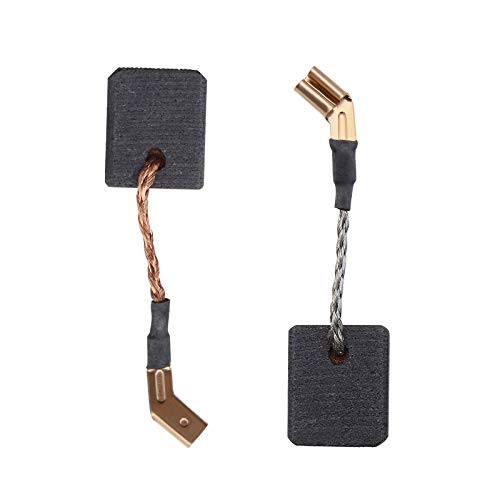 OTOTEC N421362 Lot de 2 balais de charbon à arrêt automatique 6,5 x 12 x 14 mm Compatible avec meuleuse d'angle DeWalt DWE8300S DWE8310S DWE4202 DWE4204...