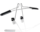 Zone Tech Chrome Headrest Car Hanger - Premium Quality Clothes Holder Travel Vehicle Jacket Suit Coat Hanger with Headrest Restraint Rods