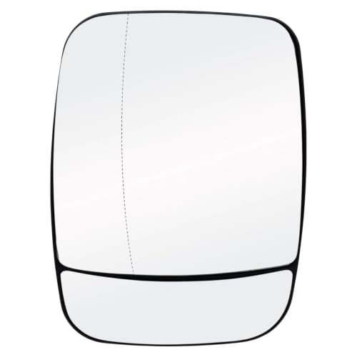 Miroir asphérique chauffé pour rétroviseur droit Nissan NV300 2014-2020 argent
