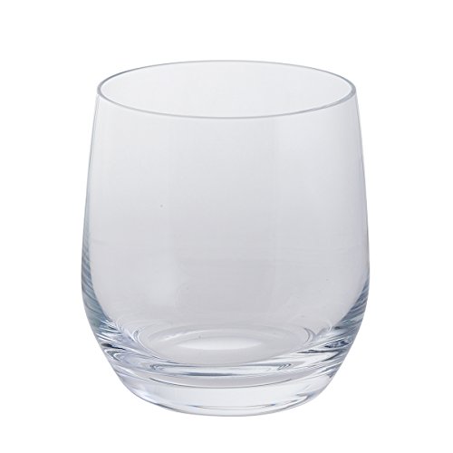 Dartington Crystal Wine & Bar Tumbler Glasses, Set of 2 | A Simple, All-Purpose Glass Tumbler Suitable for Wine, Whisky and All Spirits| 91mm | 370ml | Dishwasher Safe | Gift for Family or Friends
