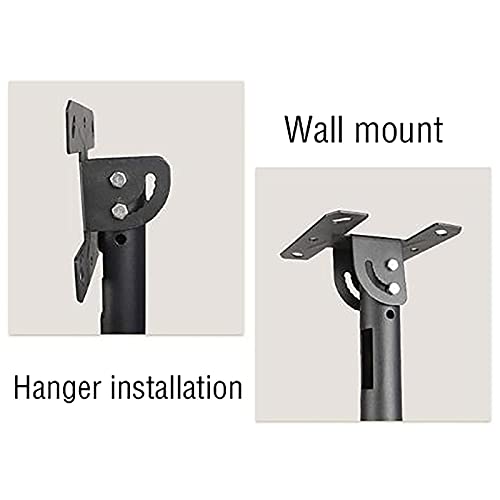 Support TV mural inclinable pour double écran 14-40 pouces et montage au plafond - 7
