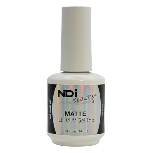 NDI Beauty Matte (No-Wipe) Gel Top Coat 0.5 Fl Oz