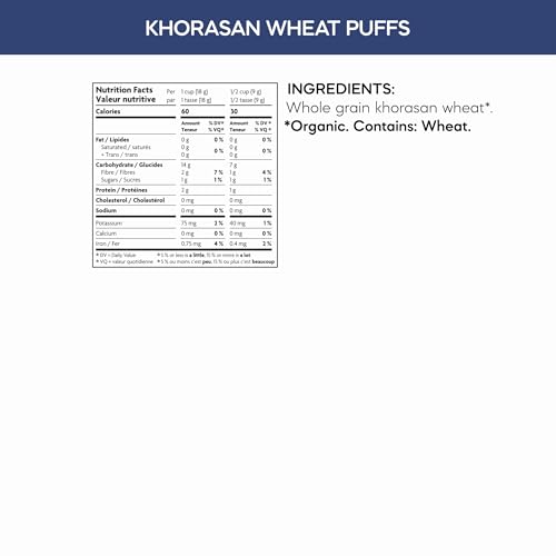 Natures Path Organic Khorasan Wheat Puffs Cereal, 6 Oz