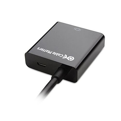 Cable Matters Mini Hdmi To Vga Adapter (Mini Hdmi To Vga Converter) In Black #TOP4