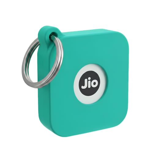 Image of Case for JioTag Air with Keychain Ring, Protective Holder Cover for Jio Tag Tracker, Anti-Lost & Shockproof Accessory for Keys, Luggage, Pets, and Backpacks (1, Green)