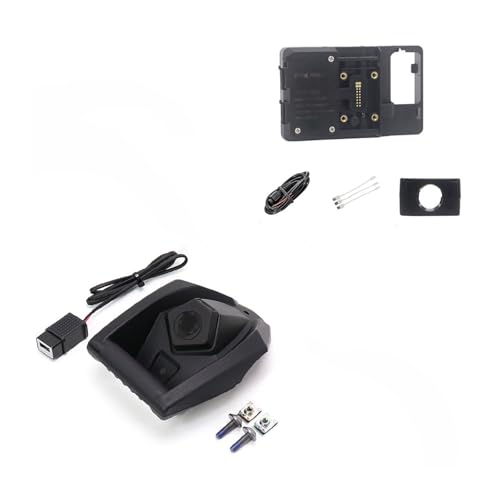 Support navigation guidon moto Yamaha X-Max fixation 22mm sans fil robuste