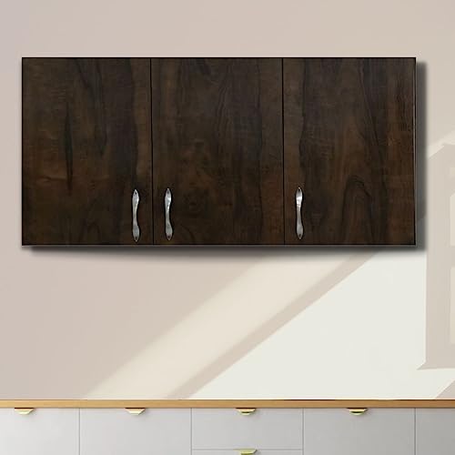 Image of SPECIALITY PANELS Door Multipurpose Storage Cabinet & Adjustable Shelf | Space Organizer | Termites Resistance | Wall Mounted for Office, Kitchen Finish (Cochwood Brown, Door 3)