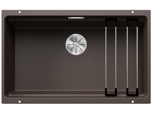 BLANCO ETAGON 700-U – Évier de Cuisine en Granit pour Meubles Bas de 80 cm de Large – Sous...