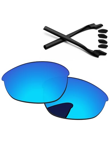 Image of Replacement Lenses & Rubber Kits for Oakley Half Jacket 2.0 OO9144 62mm - Precision Fit, UV Block, Impact Resistant