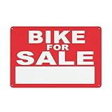 Panneau d'avertissement « Bike For Sale »   Panneau de sécurité extérieur   30,5 x 20,3 cm