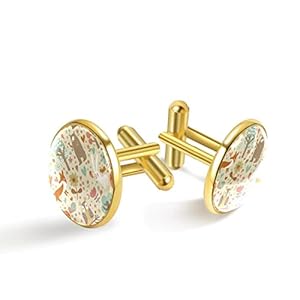 dier in bos Manchetknopen voor mannen set gepersonaliseerd