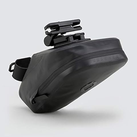 Roswheel Road Saddle Bag, Black, 1.25 Litres Cover