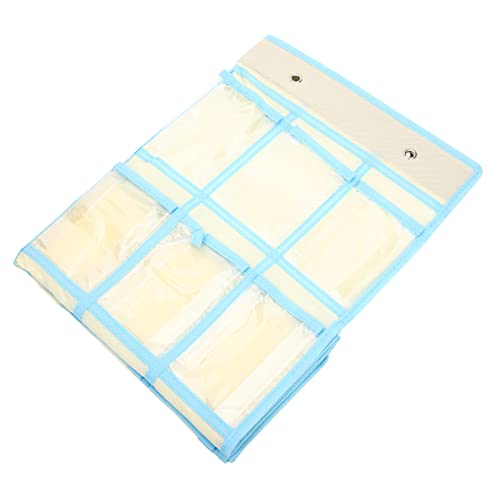 Uonlytech Jewelry Organizer Hanging Storage Bag with Multi Functional Non Woven Cell Phone Holder for Bedroom Living Room Bathroom Classroom
