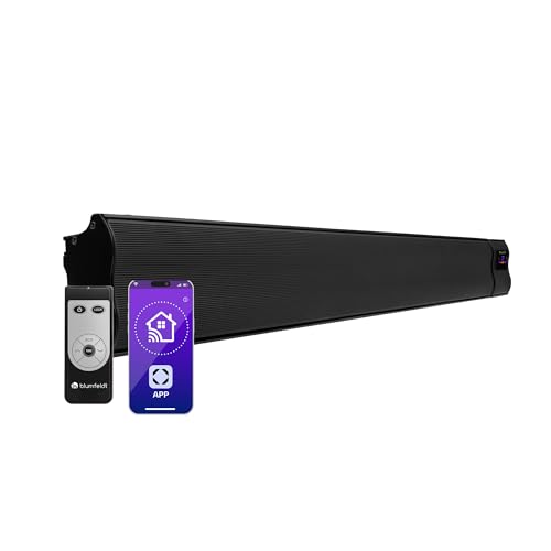 Klarstein Heizstrahler, Elektrische HeizungTerrasse & Garten, Infrarotstrahler mit WiFi App-Steuerung, Timer, LED-Anzeige, IP44 Infrarot Heizstrahler, CO2-Freie, Energieeffiziente Heizung, 3000W