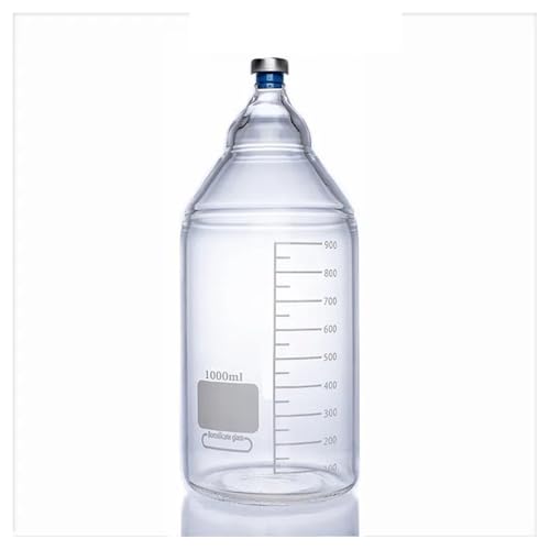 Bouteille de réactif 1000ml verre de culture fournitures laboratoire bouchon 20mm