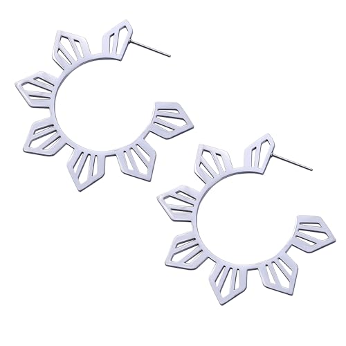 Philippine Sun Araw Statement Hoop Earrings | Pinoy Pride Jewelry