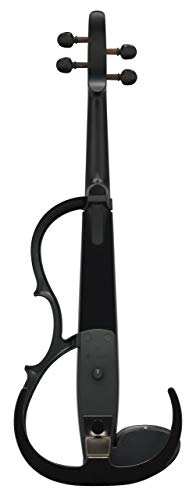 Yamaha YSV104 Silent Viool met D'Addario Zyex-snaren, piëzo-pick-up en controlebox, in zwart - Image 5