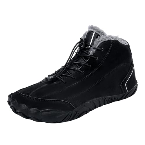 Botines de invierno para frío con forro polar interior y prácticos cordones elásticos