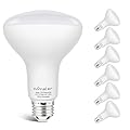 comzler 6 Pack BR30 Flood LED Light Bulbs, 2700K Warm White, 65W Equivalent, E26 Base Recessed Can Light Bulbs, Dimmable 120VAC CRI85+ 850Lumens, Indoor Ceiling Light Bulb for Kitchen, Living Room