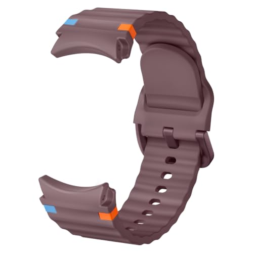 Image of Suitisbest Compatible for Samsung Galaxy Watch 7 /6 /5 /4 /FE Strap, 40mm 44mm 45mm /Watch 6 4 Classic 4 42mm 46mm 43mm 47m,Silicone Sport Straps No Gap Men Women