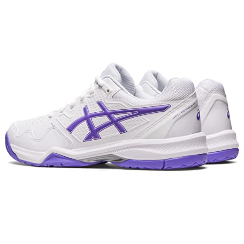 Asics Women's Gel-Dedicate 7 Tennis Shoes, 8.5, White/Amethyst #TOP3