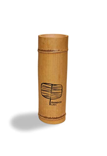Mini urne en Bambou 2.0 litres pour cendres funéraires de petite taille